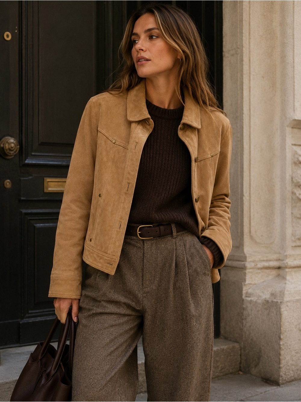 J.Crew Women’s Tan Suede Jacket size XS